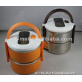 14cm two-layer stainless steel food container